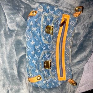 Luis Vuitton Denim Bag without the strap